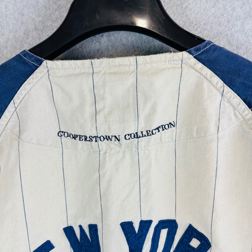 Cooperstone Collection Mirage XXL NYC Yankees Button Up Jersey Shirt 1961 - Picture 12 of 13